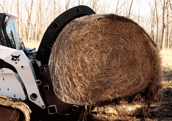 Curved Tine Design Great For Picking Up Round Hay Bales