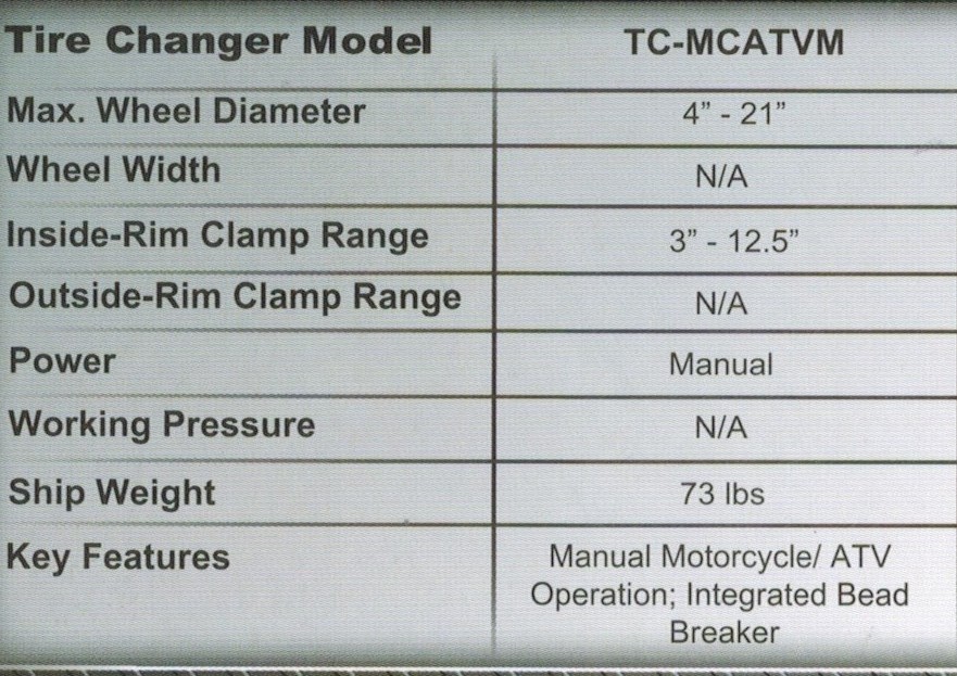 TC-MCATVMspecs