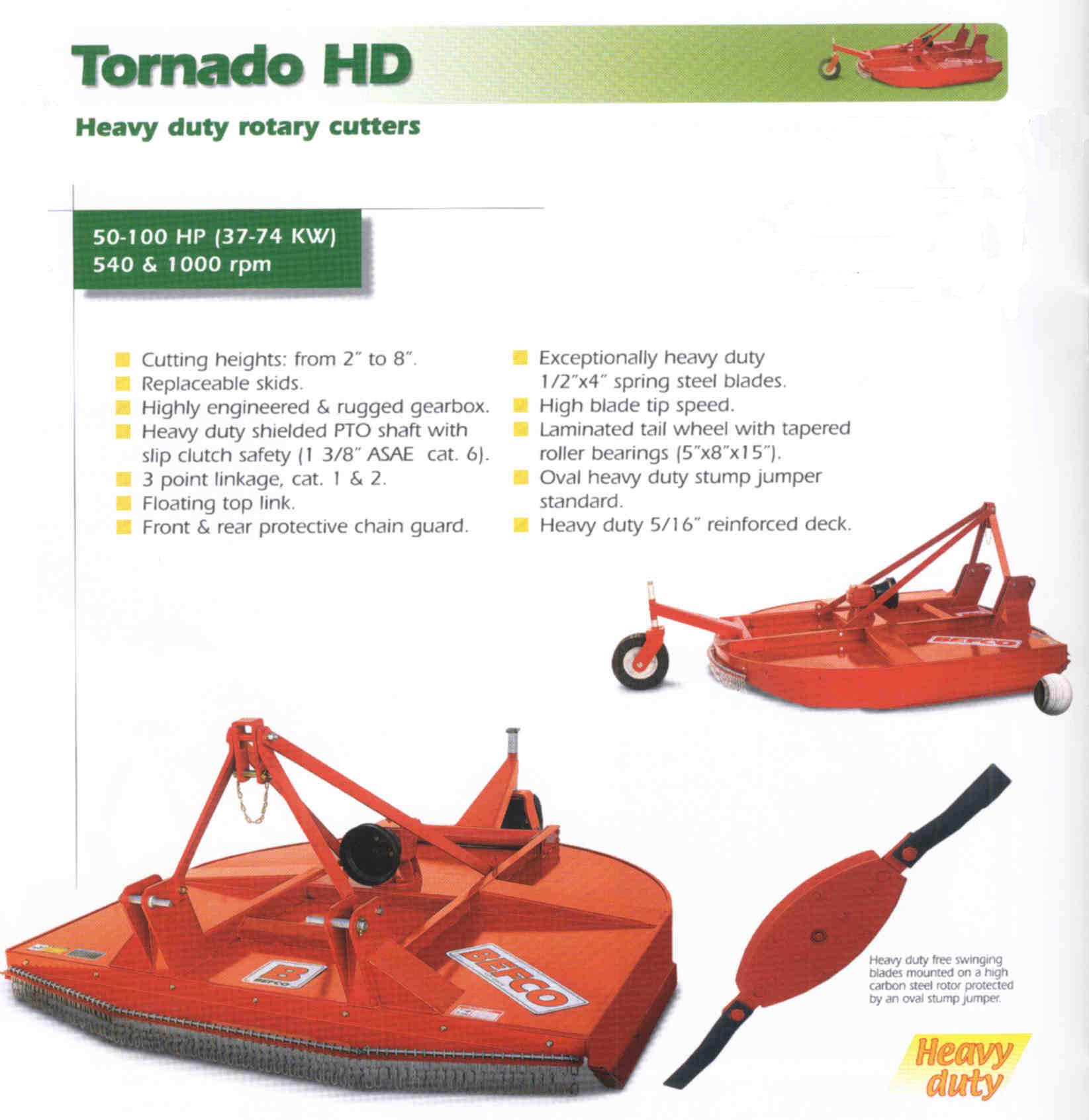 Tornado Heavy Duty Rotary Cutter