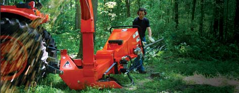 PTO Powered Three Point Mount Wood Chippers