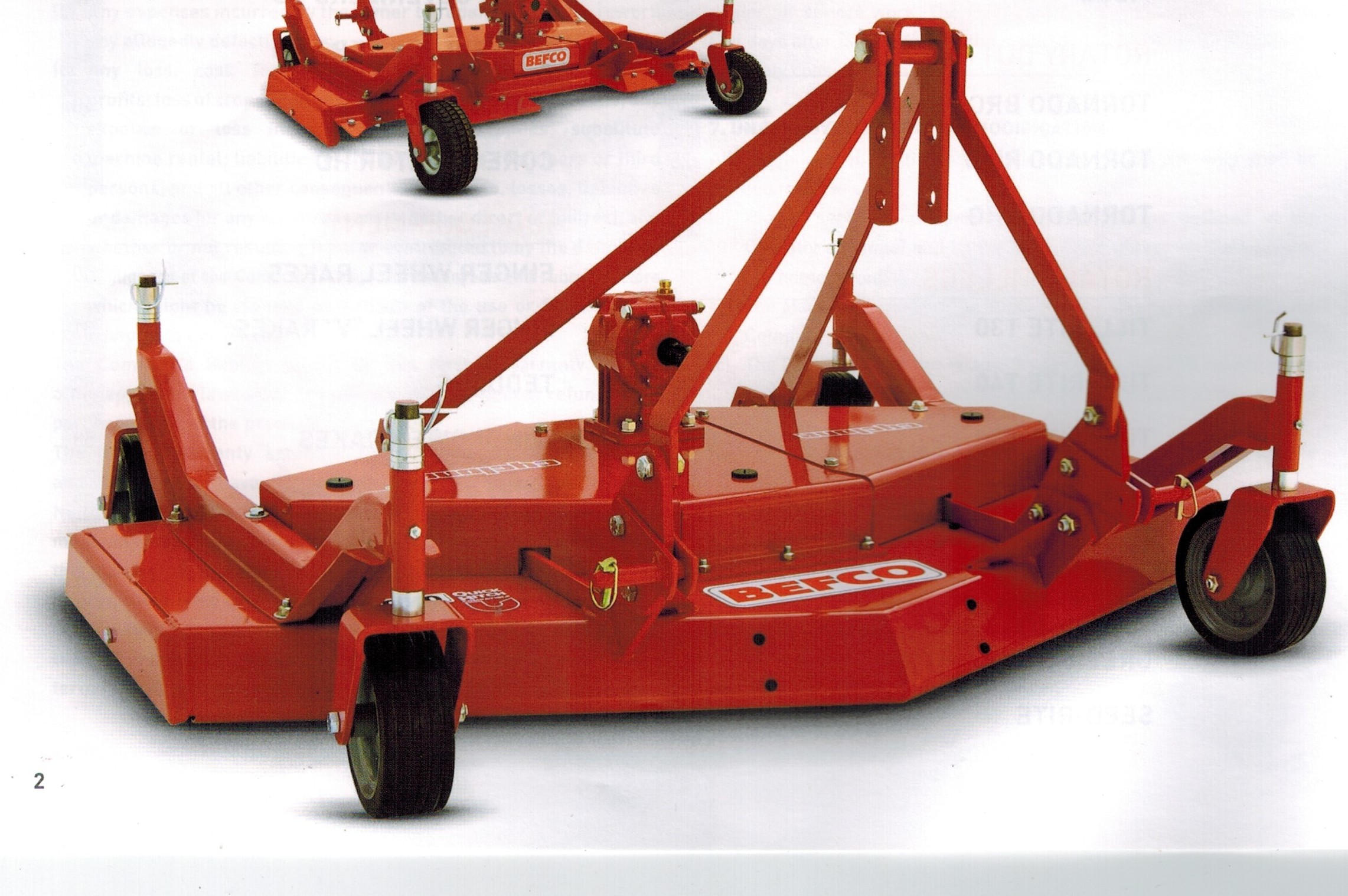 Three Point Hitch PTO Finish Mowers