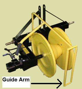 Optional Guide Arm To Roll Wire Evenly On Roller, For PTHWW and PTBBWW Winders