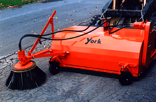 SSPU Skid Steer Sweeper - Uses Bucket As Container